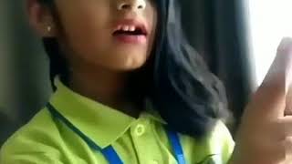Cute school girl imitates Priya Prakash Varrier   Dubsmash   Odu Adaar Love movi