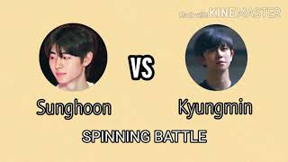 [I-LAND] Sunghoon vs Kyungmin (Spinning Battle)