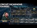 COMPLETE CIRCUIT INCARNON TIERLIST(with Builds)  Warframe