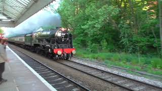 LMS 'Royal Scot' 46100 at Hebden Bridge Railway Station with 'The Yorkshire Coast Express' '