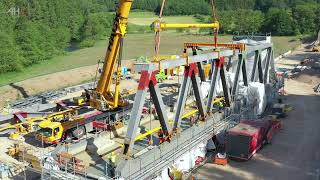 WIEDERAUFBAU EIFELSTRECKE - Entstehung einer Eisenbahnbrücke