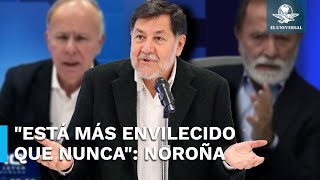 Noroña se lanza contra Ciro Gómez Leyva por pleito con Epigmenio Ibarra