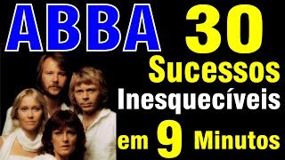 30 Músicas do ABBA em 9 Minutos!!! Com nome das Músicas! 70 e 80!