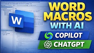 How to Create Word Macros with AI in Minutes (Copilot + ChatGPT)