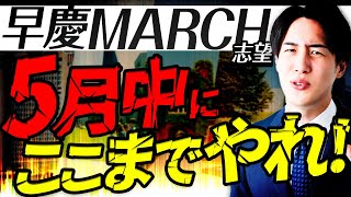 【早慶MARCH】5月英語の最低ラインと勉強法/参考書