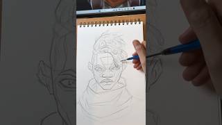 How to draw EKKO (arcane s2) #art #portraitdrawing #pencildrawing #drawwithme