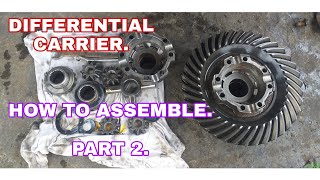 #differential #adjust #carrier. PAANO BA MAG ASSEMBLE NANG DIFFERENTIAL CARRIER PART 2.