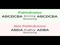 How to check if a String is Palindrome