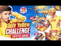 Only Yellow Colour Challenge!🔥Solo Vs Squad 19 KILLS!! മാസ്സ് കാണിച്ച GAMEPLAY😮| Free Fire Malayalam