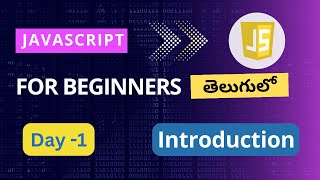 JavaScript full course | JavaScript for beginners |JavaScript for beginners in Telugu |JavaScript