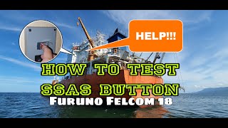 How to test SSAS Furuno Felcom 18