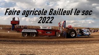 Tracteur pulling 2022 à BAILLEUL LE SOC