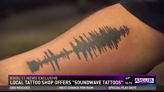 Local tattoo shop offers 'soundwave tattoos'