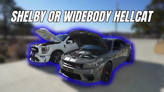 775 hp Shelby or 717 hp Hellcat?