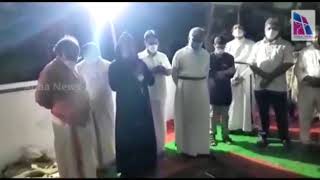 At Sealed Tomb of H.G Joseph Mar Thoma Metropolitan    Joseph Mar Barnabas Thirumeni