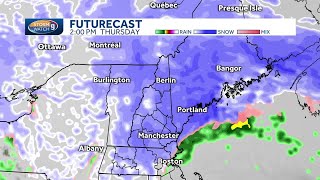 New Hampshire hourly weather: Track heavy, wet snow and winds from nor'easter