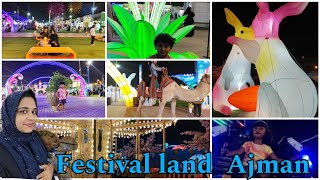 போலாமா?! 🤩🐇#ajman  UAE festival land #vlog #054|#trending #dubai #video #viralvideo #tour #explore