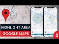 Flutter Highlight any area, Draw Circle or Polygon on Google Map - Episode 2