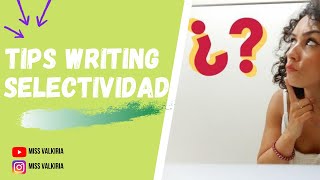 SELECTIVIDAD INGLÉS - como hacer el WRITING - clases inglés online / Miss Valkiria