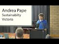 Southern Otways Sustainable Home Energy Efficiency Forum Andrea Pape YOUTUBE