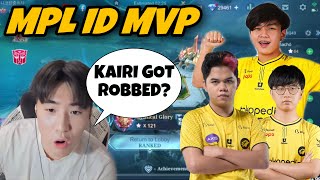 HOON Reaction to SANZ Getting MVP in MPL ID S11
