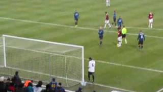 Rigore Parato di Julio Cesar su Ronaldinho Derby 2-0 Inter Milan 24.01.2010