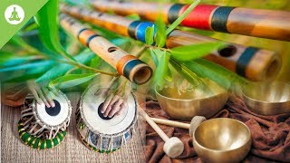 Flute, Tabla and Tibetan Bowl, Pure Positive Vibes, Morning Meditation, Stress Relief