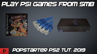 Play PS1 Games From PS2 SMB Using Popstarter and OPL Tutorial (2019)