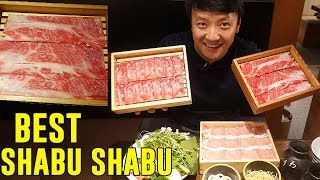 BEST All You Can Eat SHABU SHABU HOTPOT BUFFET in Tokyo! Wagyu and Sukiyaki