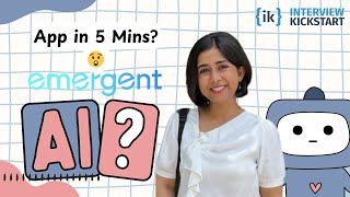 Build a Full App in Under 5 Minutes with Emergent.AI - No Code Needed!