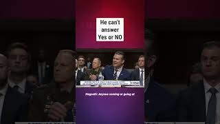 He CANT ANSWER a simple question #politicalnews