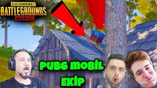 EMRECAN BİZİ TROLLEDİ! ÇATIYA DÜŞEN DROP!| EKİPLE PUBG MOBILE