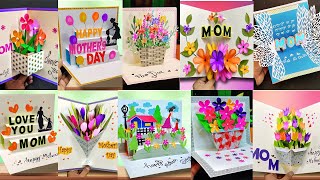 10 Handmade Mother's Day card / Mother's Day pop up card making