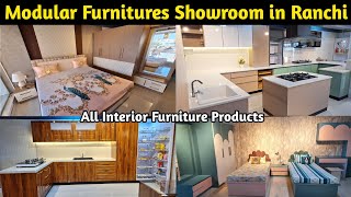 🔥Modular Furnitures Showroom in Ranchi😱 | Modular kitchen Design | Master Bedroom Furniture