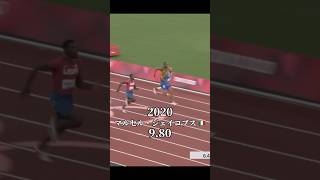 オリンピック男子100m決勝 2020-1984年