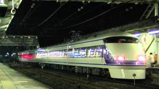 105F 「雅」 特急スペーシアきぬ134号 春日部発車 2011/12/29