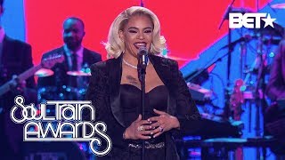Faith Evans Remains Humble and Thankful As She Accepts the Lady of Soul Award