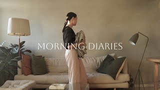 Morning Diaries | Calm Sunday in Japandi inspired home Stockholm | Cleaning, Café, Vintage Store