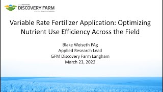 Variable Rate Fertilizer Application: Optimizing Nutrient Use Efficiency Across the Field