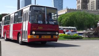 Parada zabytkowych autobusów - Warszawa 18.05.2013