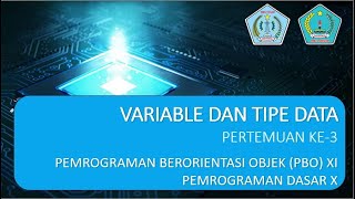 Variable & Tipe Data pada bahasa pemrograman Java & C++