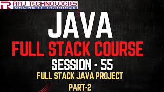 Full Stack Java Project - Part-2 |Java Full Stack Developer Course | Session - 55