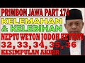 Kelemahan & Kelebihan Neptu Weton Jodoh Ketemu 32, 33, 34, 35, 36 | Primbon Jawa Syari’ah MS174