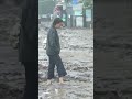 Severe flooding in Beijing after Typhoon Doksuri #shorts