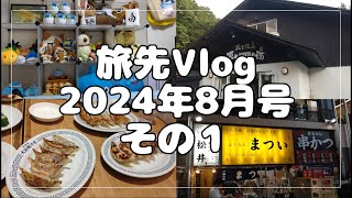 【旅先Vlog】2024年8月号 その１「宇都宮回とお盆の生活」