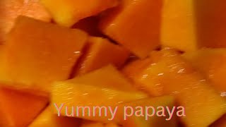 How to Cut Juicy Papaya#asmr#satisfying