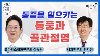 통증을 일으키는 통풍과 골관절염 [안쌤의 쉬운건강] / 내과전문의 안지현, 류마티스내과 전문의 이승원