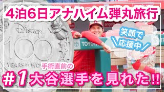 【アナハイム旅行】大谷選手を見れた！ディズニー直営ホテルから車でわずか10分！エンゼルスタジアム