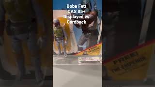 Boba Fett Graded 85+ Loose Figure with Cardback #starwars #bobafett #cas #kenner