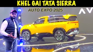 TATA SIERRA GADHI KHEL GAI 2025 | AUTO EXPO 2025 INDIA | UPCOMING EV CARS